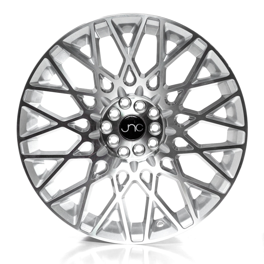 JNC039 Silver Machined Face wheel