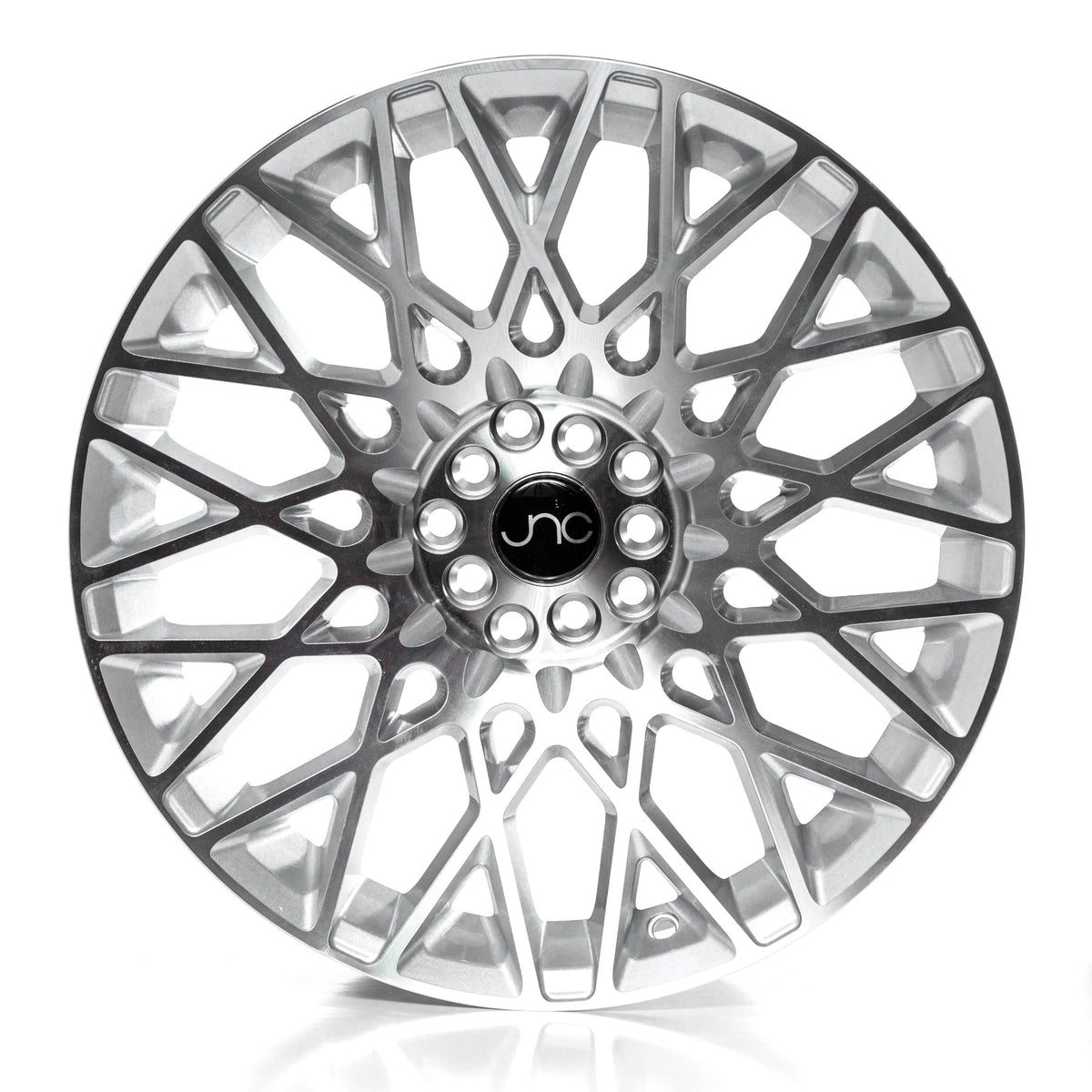 JNC039 Silver Machined Face wheel