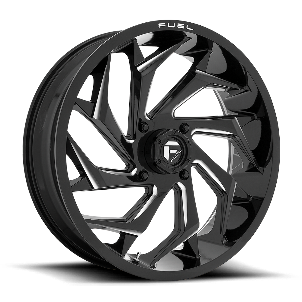 Fuel UTV REACTION UTV - GLOSS BLACK MILLED
