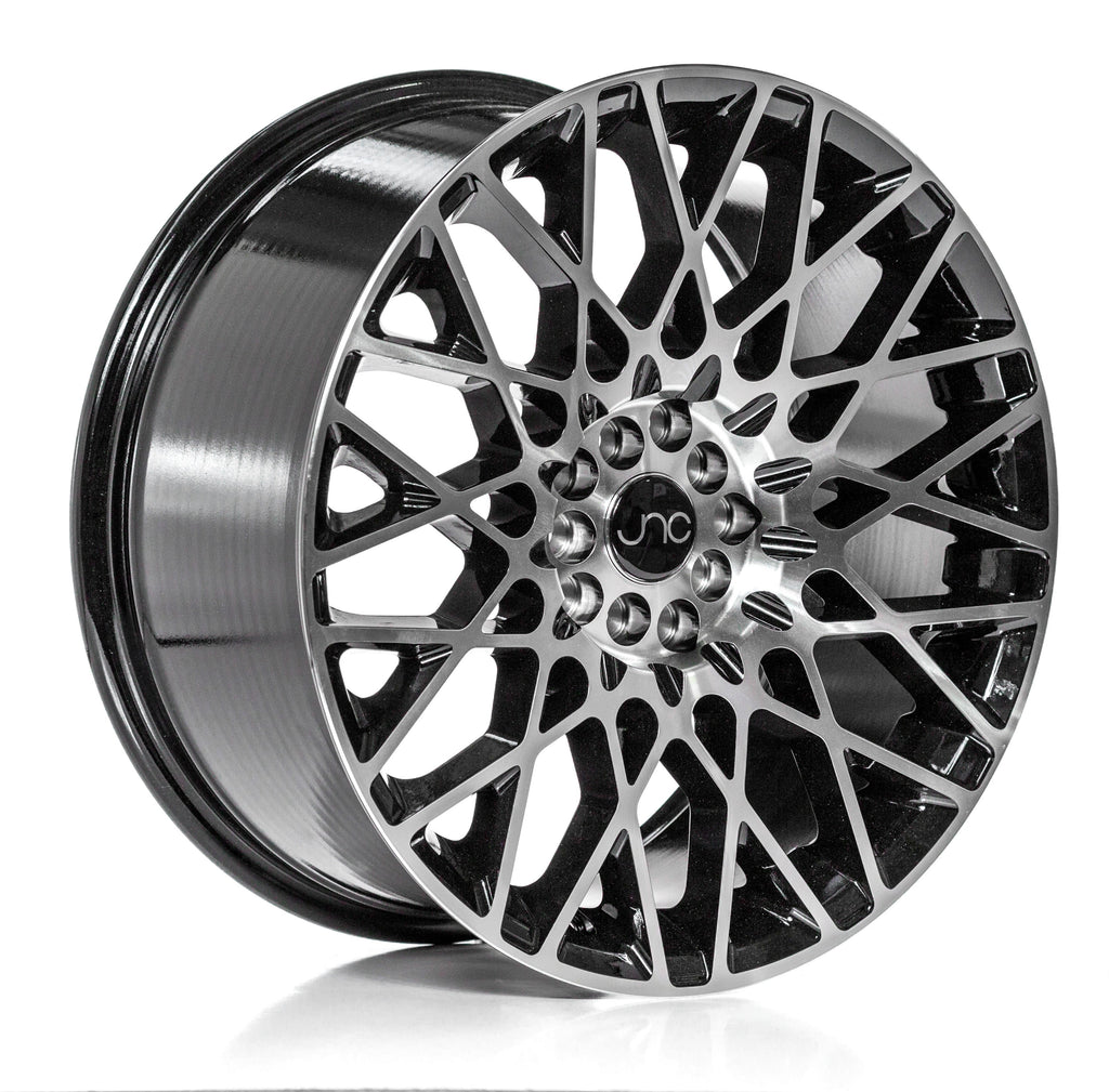 JNC039 Black Machined Face wheel