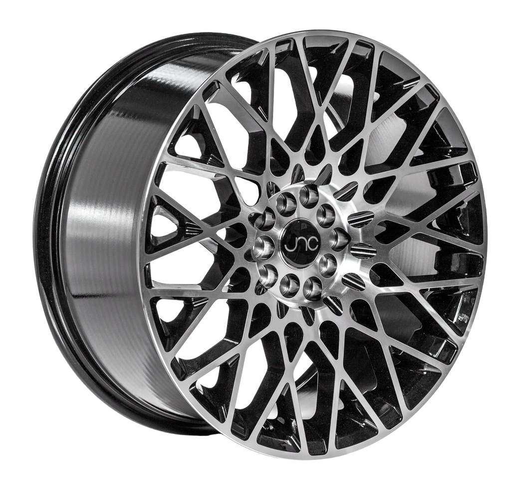JNC039 Black Machined Face wheel