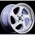 JNC034 White Machined Lip wheel