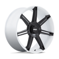 Rotiform FRA - GLOSS WHITE W/ M-BLACK SPOKES