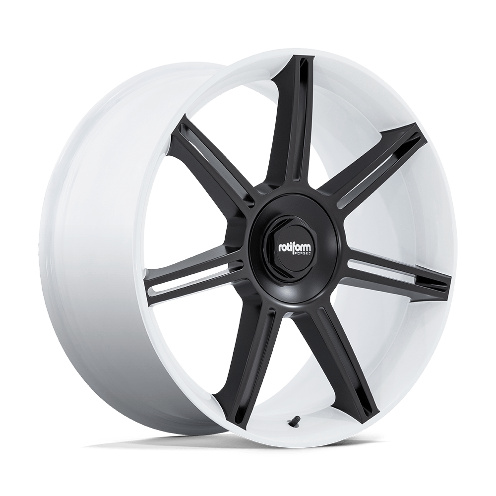 Rotiform FRA - GLOSS WHITE W/ M-BLACK SPOKES