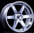JNC014 Silver Machined Face wheel