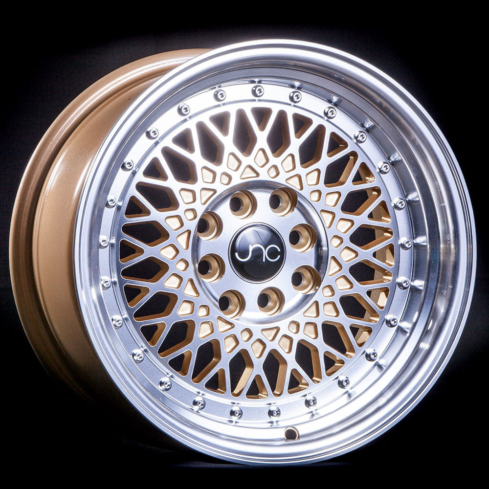 JNC031 Gold Machined Face wheel