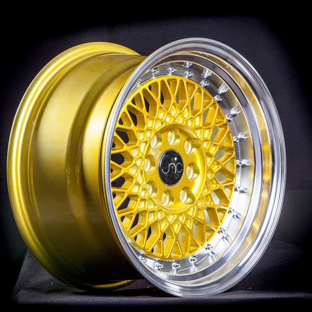 JNC031 Candy Gold Machined Lip wheel