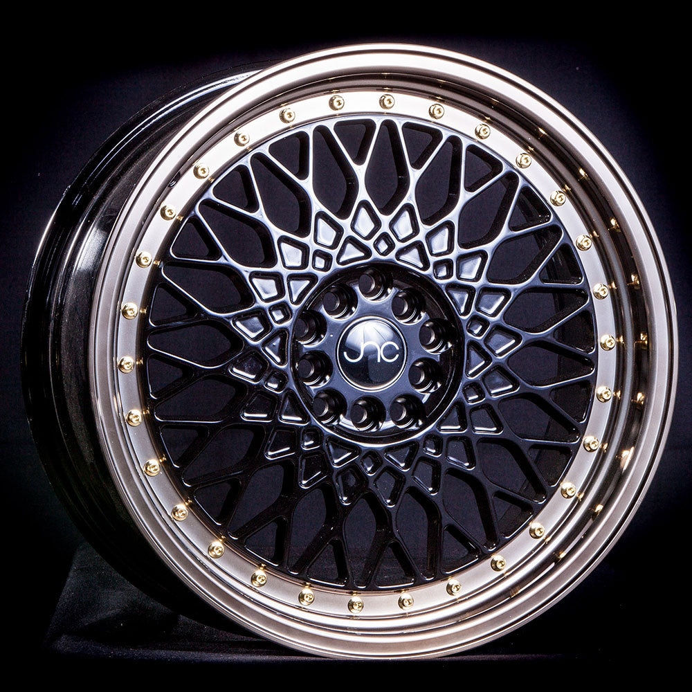 JNC031 Black Machined Bronze wheel