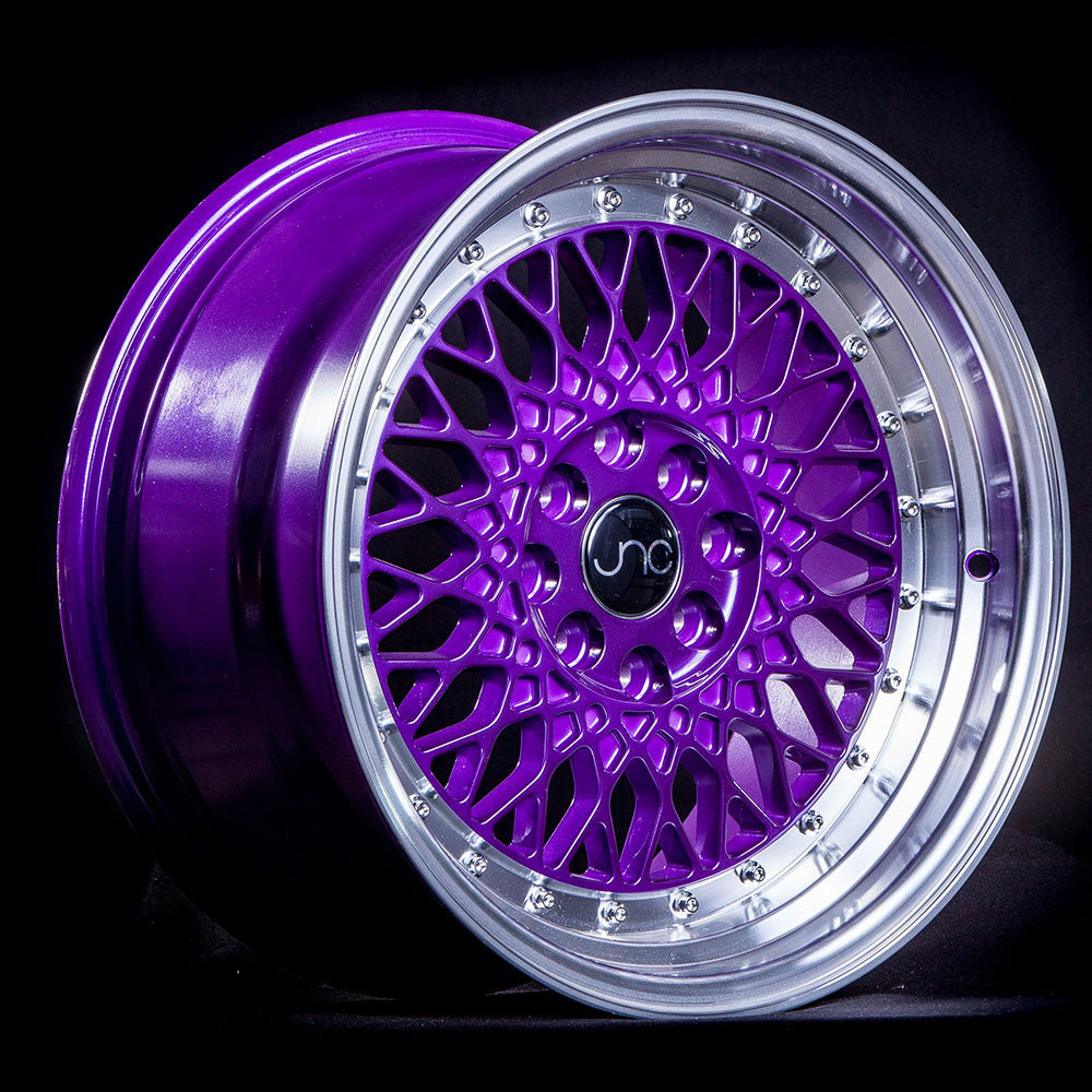JNC031 Candy Purple Machined Lip wheel