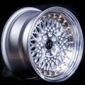 JNC031 Silver Machined Face(Chrome Rivets) wheel