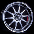 JNC019 Hyper Black Machined Lip wheel