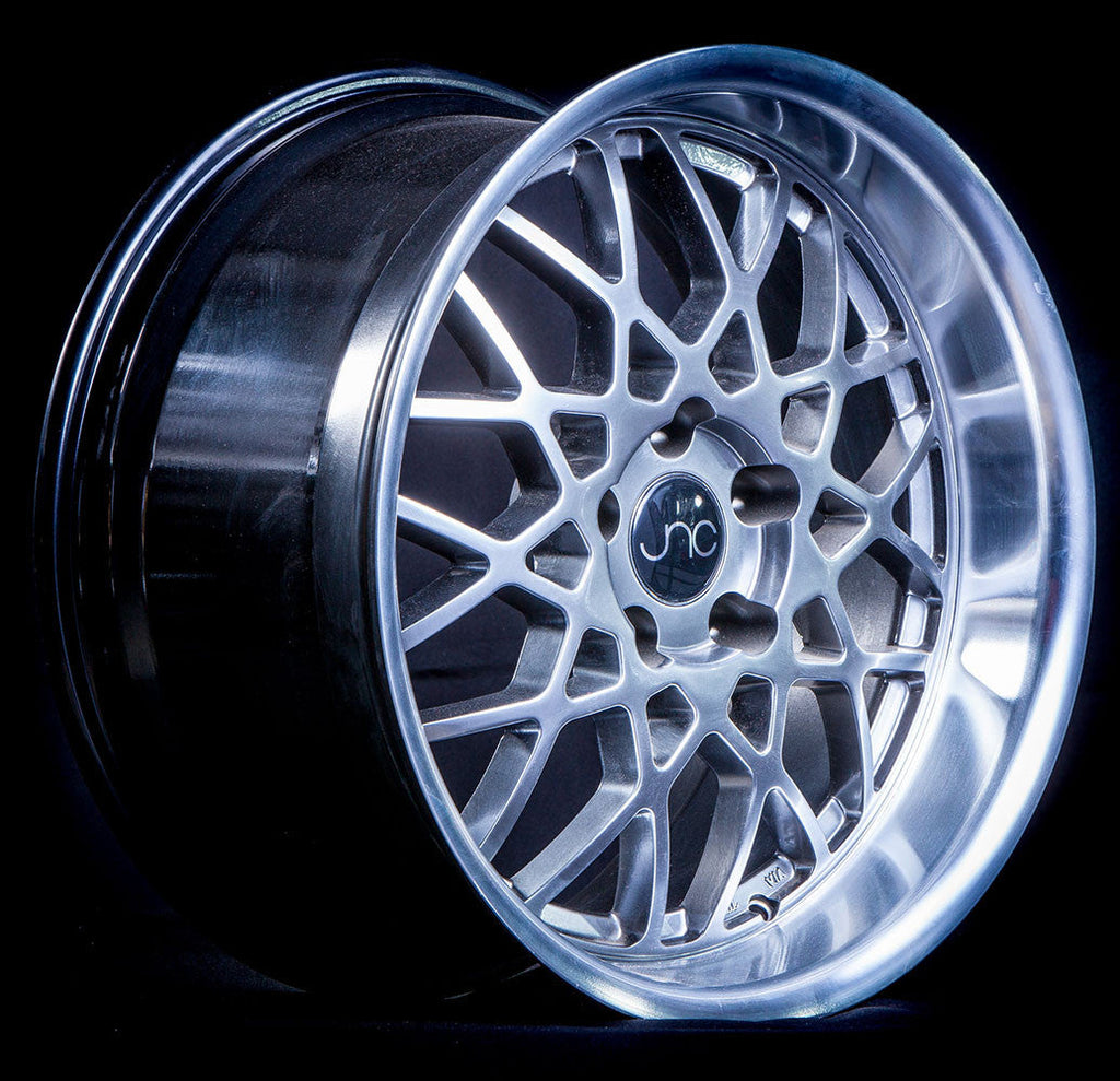 JNC016 Hyper Black Machined Lip wheel