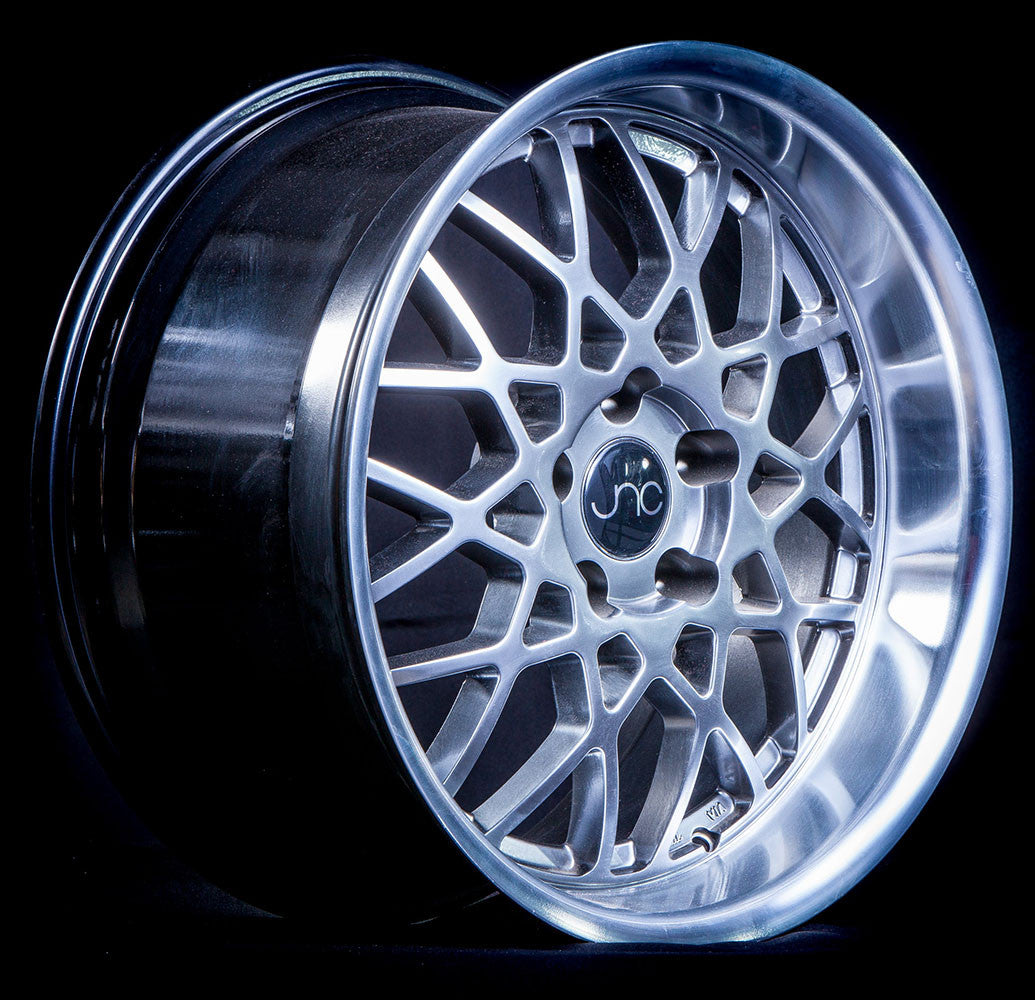 JNC016 Hyper Black Machined Lip wheel