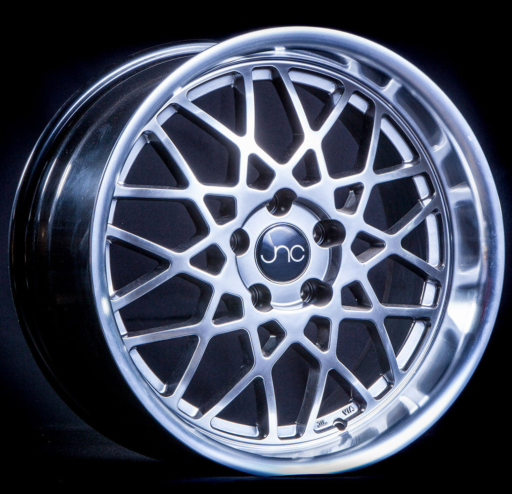 JNC016 Hyper Black Machined Lip wheel