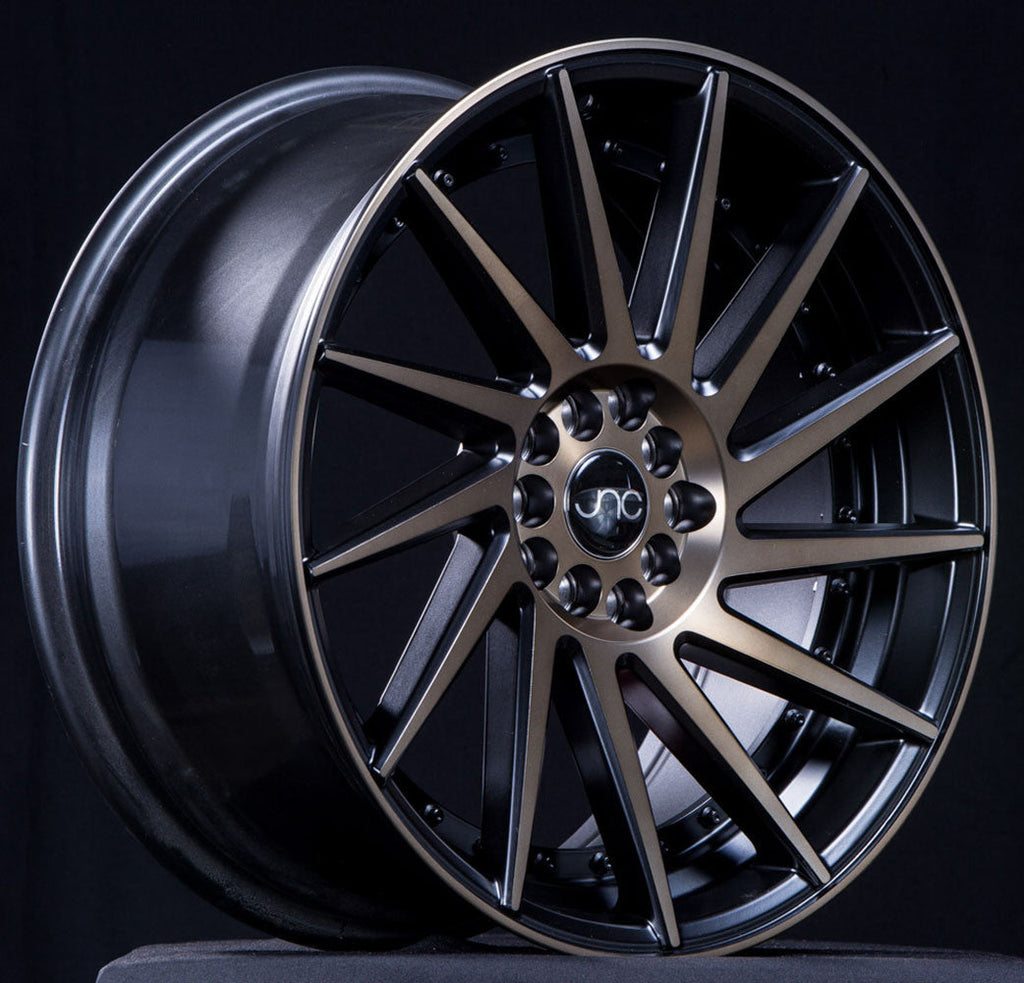 JNC051 Matte Black Machined Bronze Face wheel