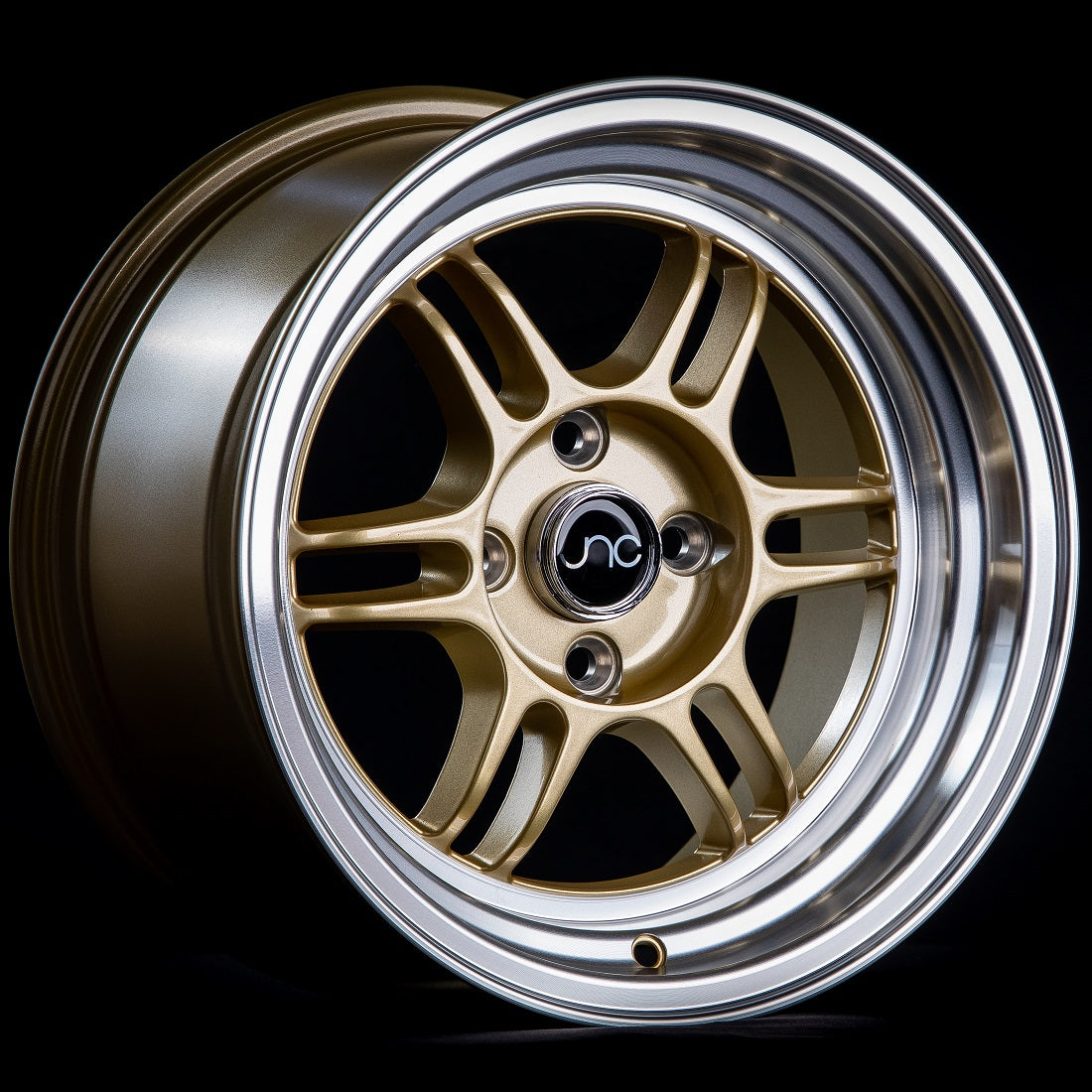 JNC021 Gold Machined Lip wheel