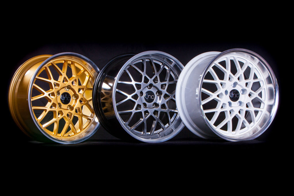 JNC016 Hyper Black Machined Lip wheel