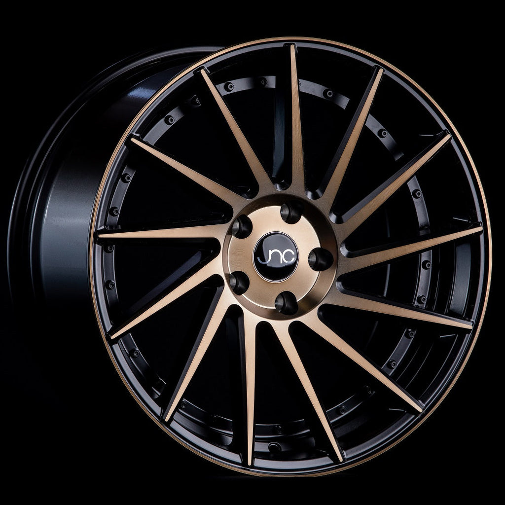 JNC051 Matte Black Machined Bronze Face wheel