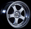 JNC017 Hyper Black Machined Lip wheel
