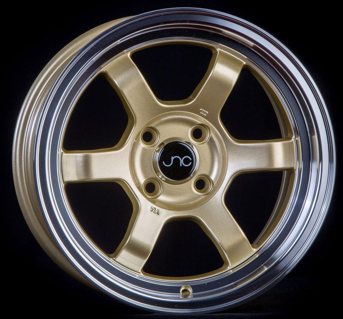 JNC013 Gold Machined Lip wheel
