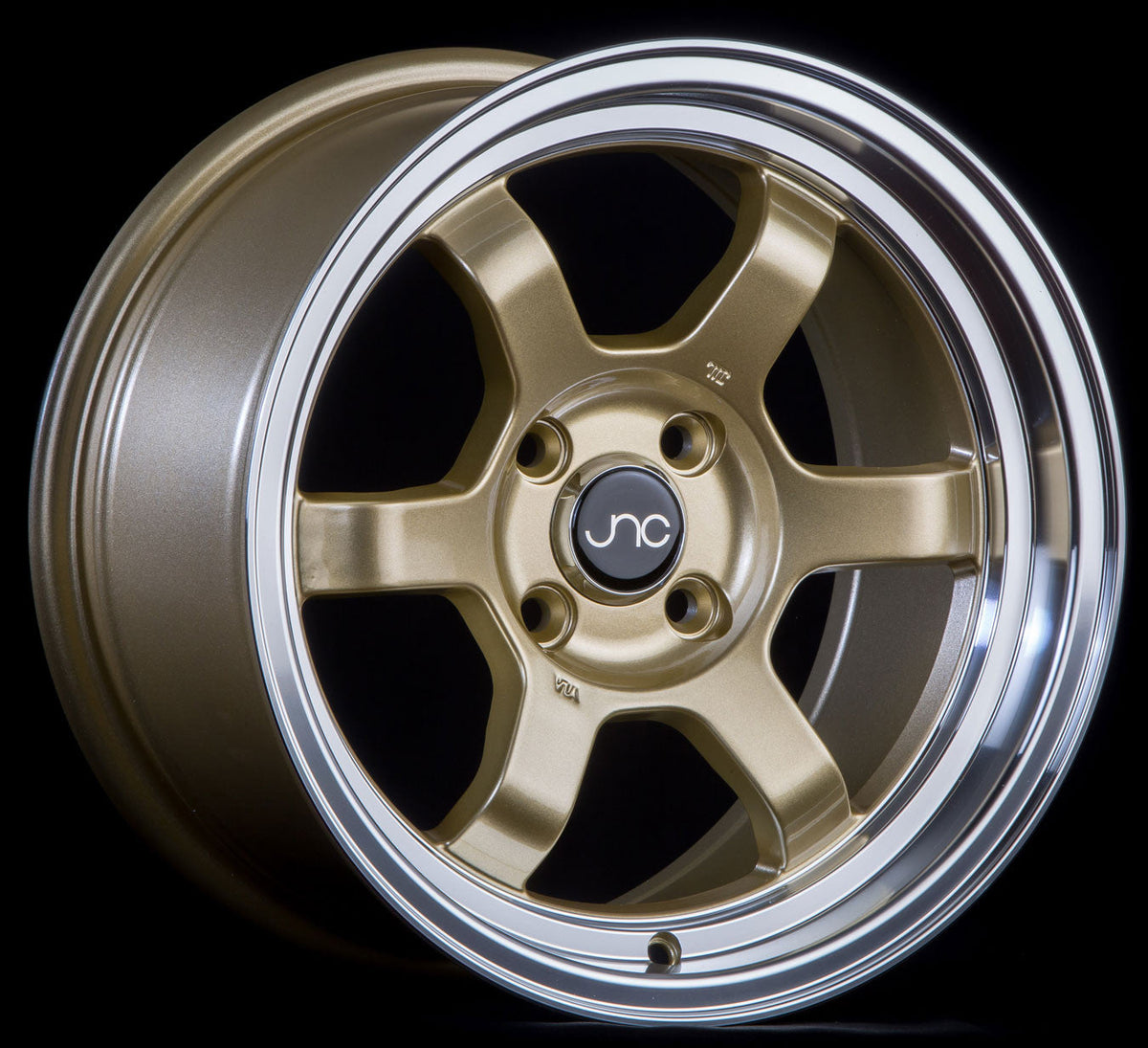 JNC013 Gold Machined Lip wheel