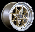 JNC025 Gold Machined Face Gold Rivets wheel