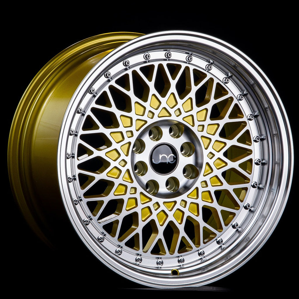 JNC031 Gold Machined Face wheel