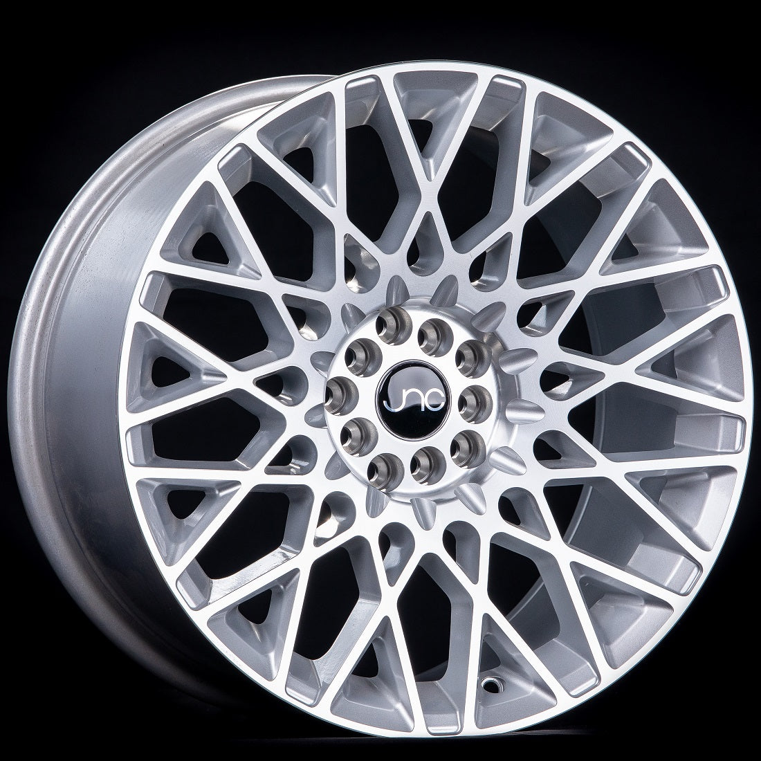 JNC039 Silver Machined Face wheel
