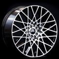 JNC039 Black Machined Face wheel