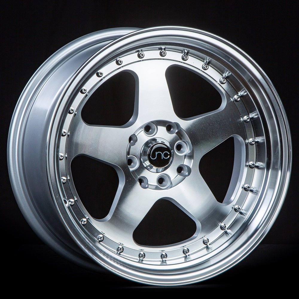 JNC010 Silver Machined Face wheel