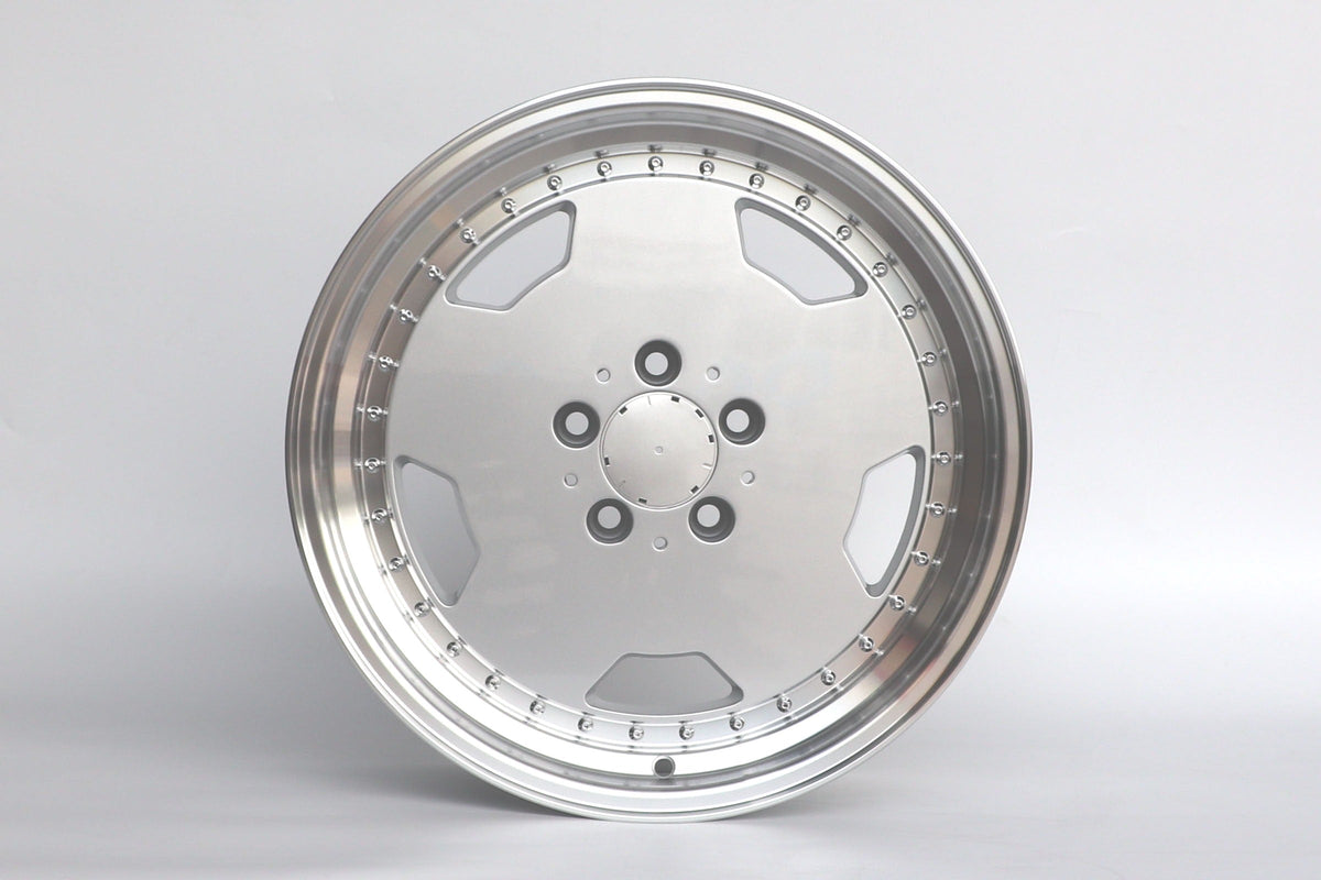 17" MONOBLOCK STYLE WHEELS FITS MERCEDES BENZ C230 C280 C350 CL500 CL600 CLK320 CLK350 CLK430 CLK500 CLK550 E230 E320 E500 S350 S430 SL500 SLK230 SLK320 (SET OF 4)