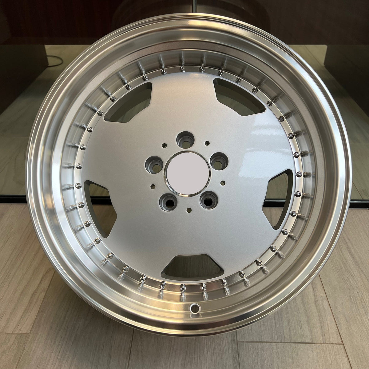 17" MONOBLOCK STYLE WHEELS FITS MERCEDES BENZ C230 C280 C350 CL500 CL600 CLK320 CLK350 CLK430 CLK500 CLK550 E230 E320 E500 S350 S430 SL500 SLK230 SLK320 (SET OF 4)