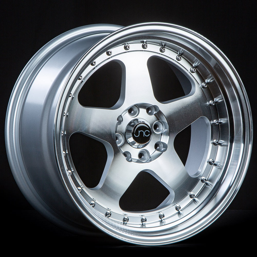 JNC010 Silver Machined Face wheel