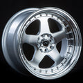 JNC010 Silver Machined Face wheel