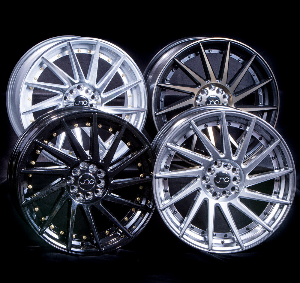 JNC051 Matte Black Machined Bronze Face wheel
