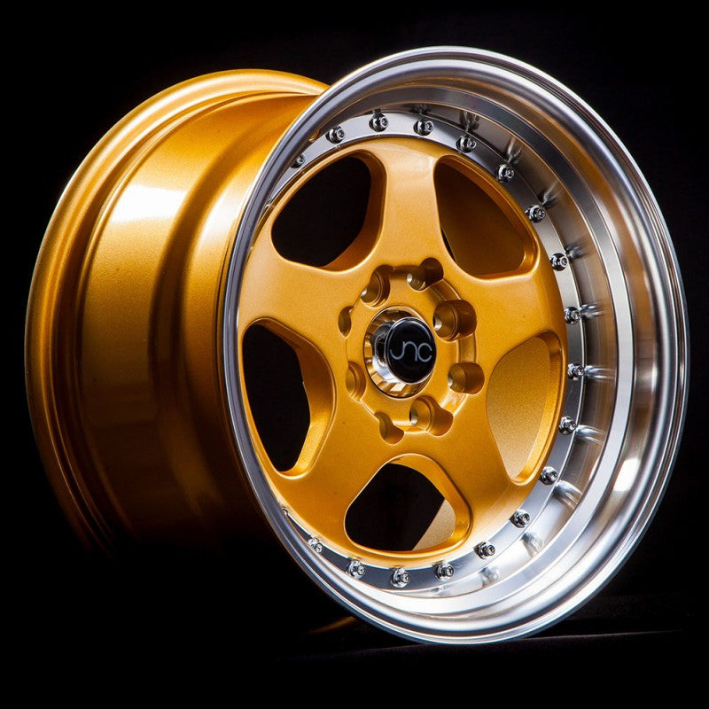 JNC010 Gold Machined Lip wheel