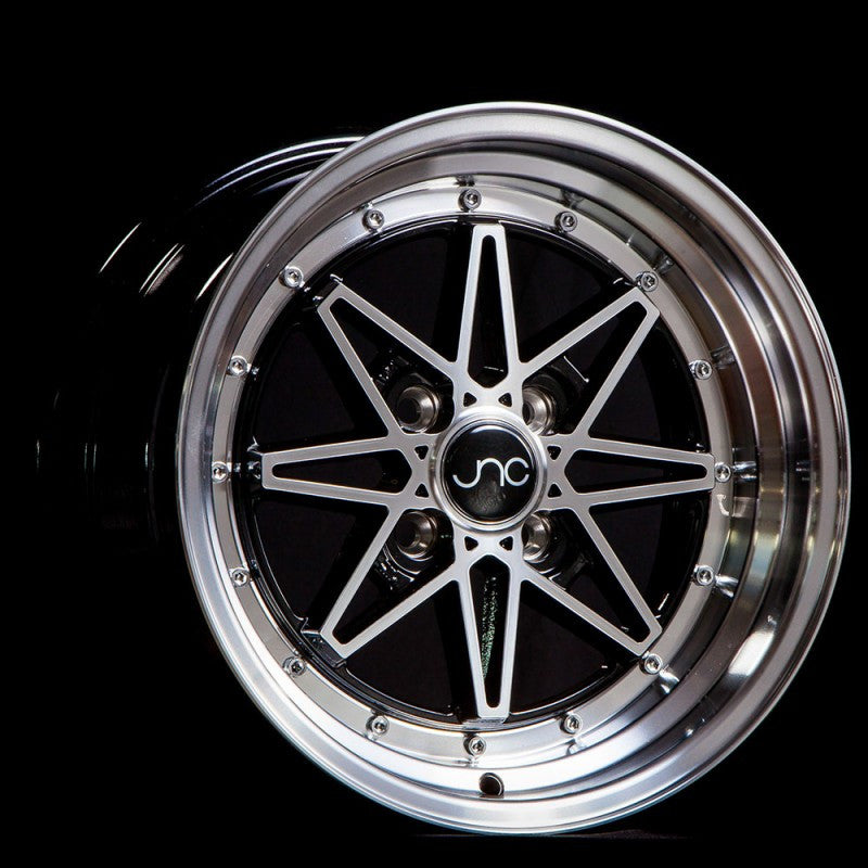 JNC002 Black Machined Face wheel