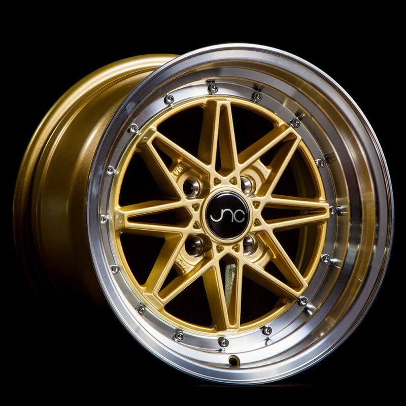 JNC002 Gold Machined Lip wheel