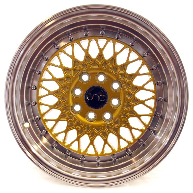 JNC031 Candy Gold Machined Lip wheel