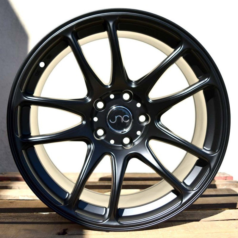 JNC030 Matte Black wheel