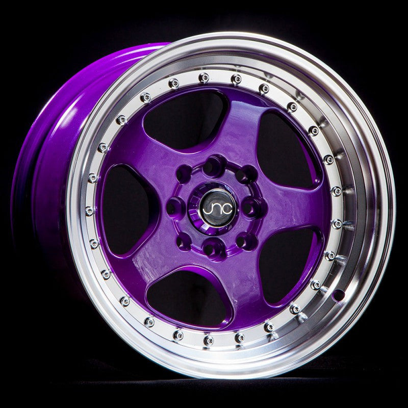 JNC010 Candy Purple Machined Lip wheel
