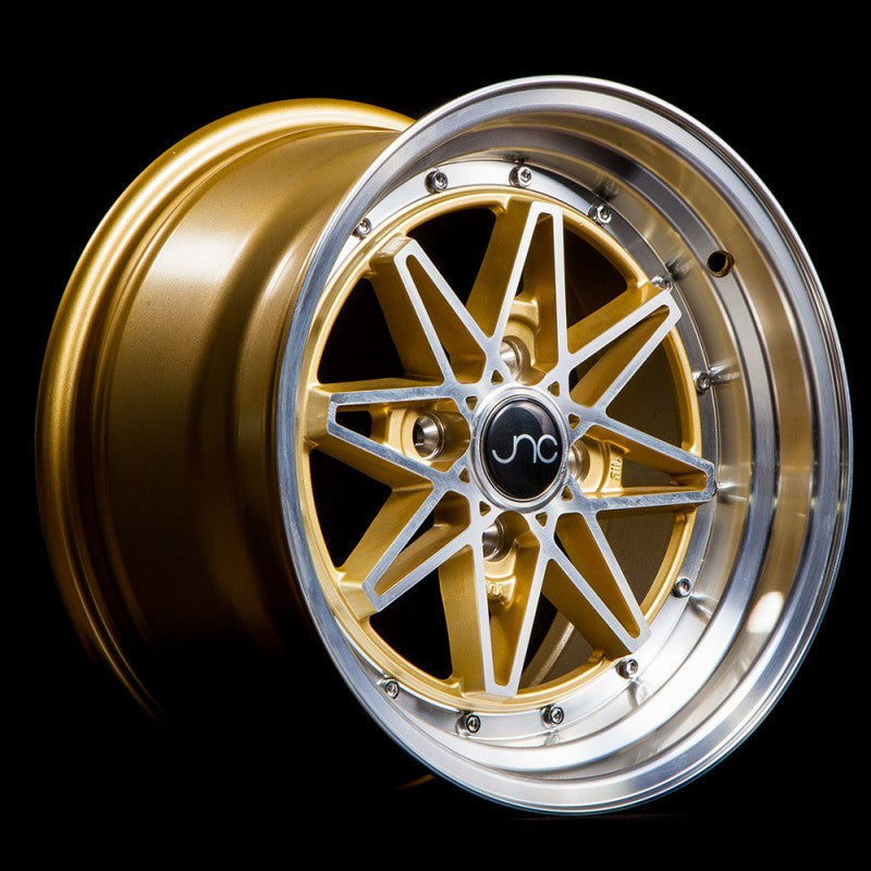 JNC002 Gold Machined Face wheel
