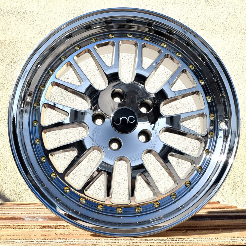 JNC001 Platinum Gold Rivets wheel