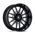 MSA Offroad Wheels COMMANDER UTV - GLOSS BLACK MILLED