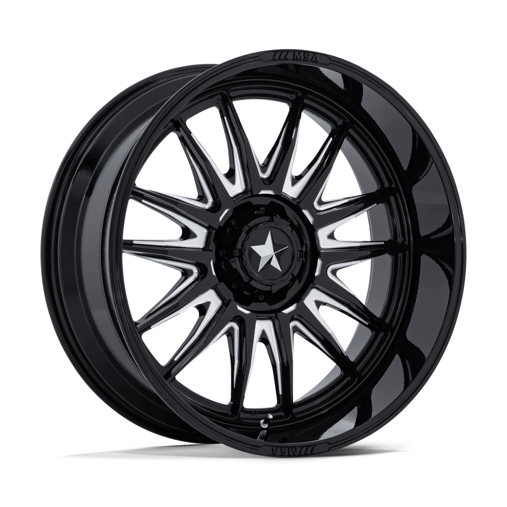 MSA Offroad Wheels COMMANDER UTV - GLOSS BLACK MILLED