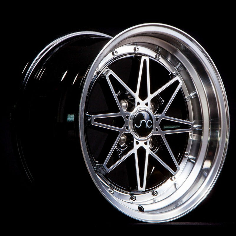 JNC002 Black Machined Face wheel