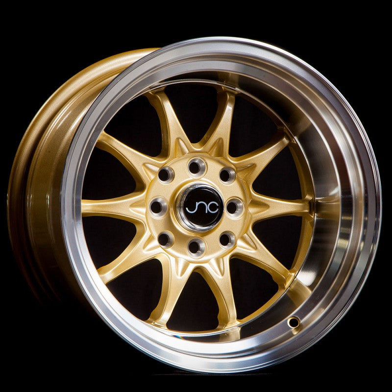 JNC003 Gold Machined Lip wheel