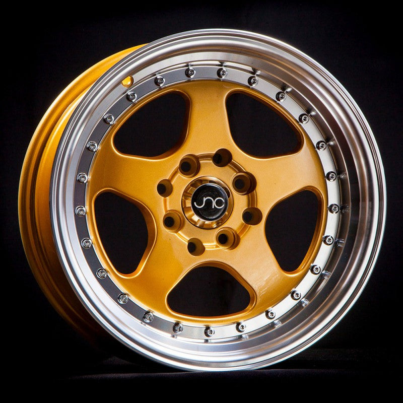 JNC010 Gold Machined Lip wheel