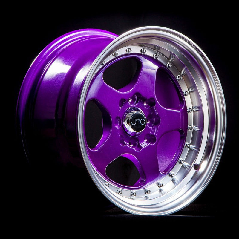 JNC010 Candy Purple Machined Lip wheel