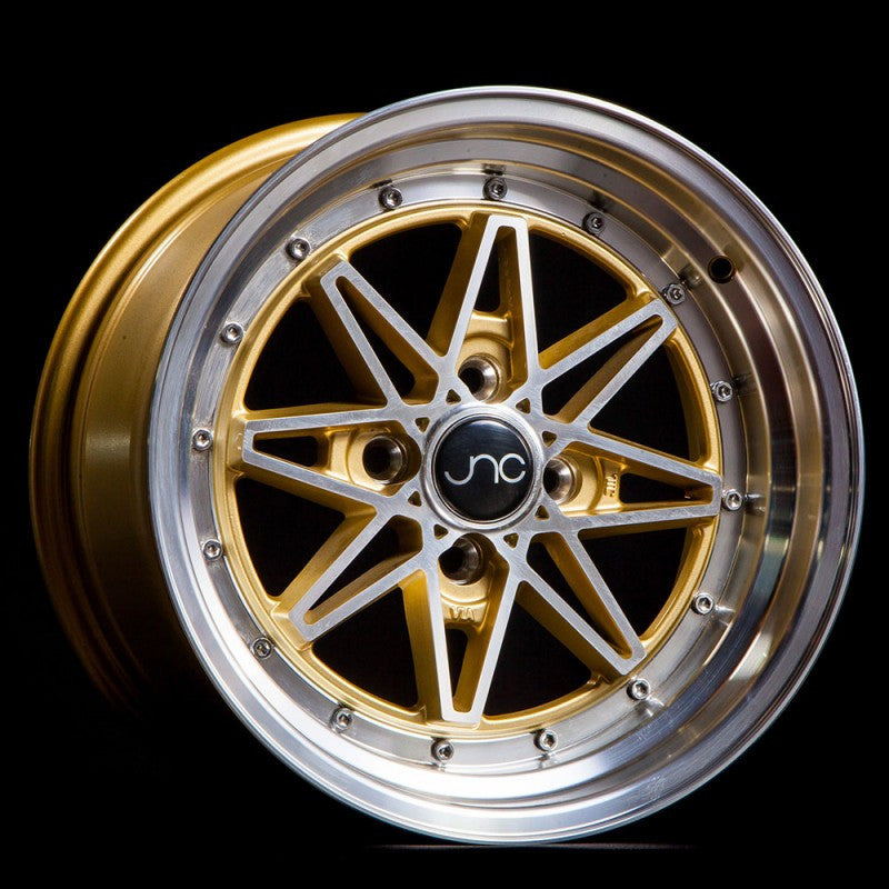 JNC002 Gold Machined Face wheel
